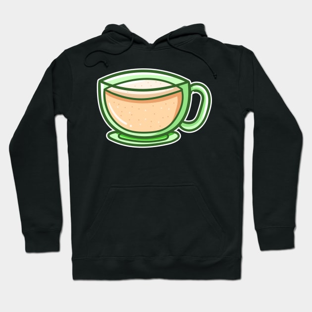 Cup of coffee kawaii Hoodie by Dzulhan